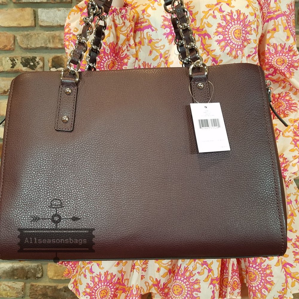 Chocolate Cherry Kate Spade Andee Cobble HILL BAG - Picture 5 of 11